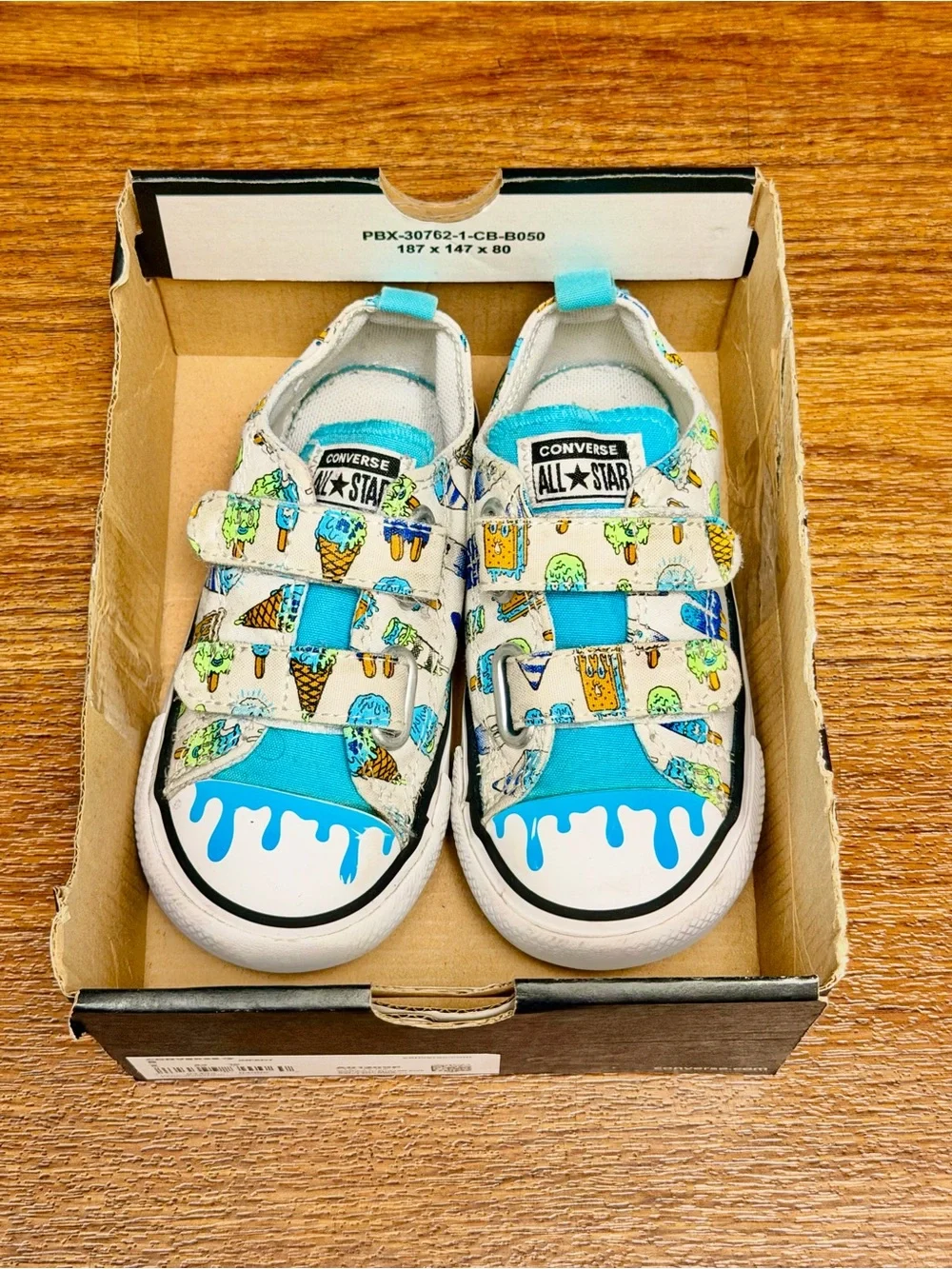 Converse Chuck Taylor All Star Ice Pop Print Toddler Sneakers Size 8